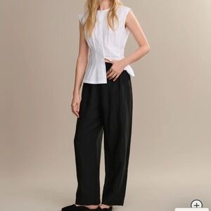 Jenni Kayne Black Linen Pants